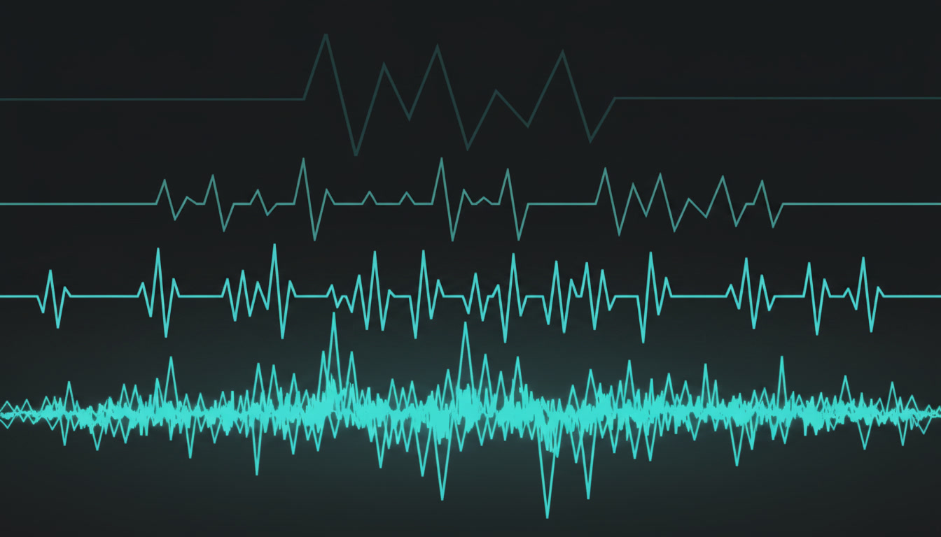 Четыре полосы осциллограммы: чем ниже модель Sonar, тем плотнее её работа до ответа